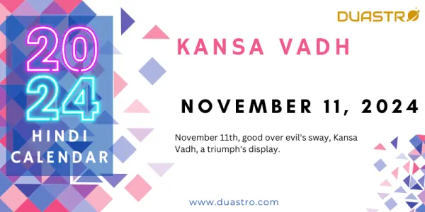 Kansa Vadh on November 11, 2024