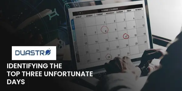 Unlucky Days : Three Most Unlucky Days