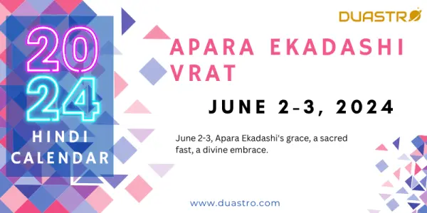 Apara Ekadashi Vrat on June 2-3, 2024