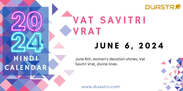 Vat Savitri Vrat on June 6, 2024