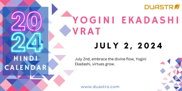 Yogini Ekadashi Vrat on July 2, 2024