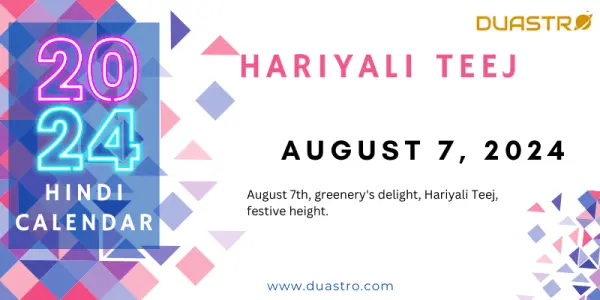 Hariyali Teej on August 7, 2024