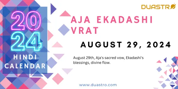Aja Ekadashi Vrat on August 29, 2024