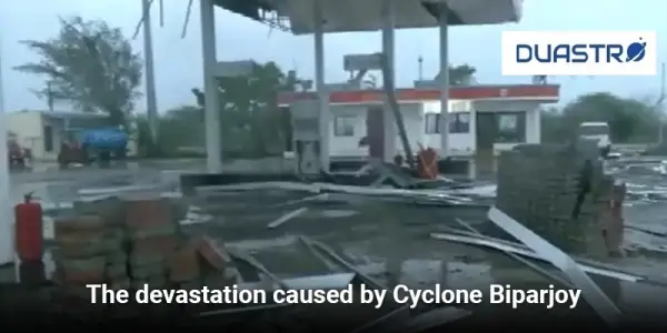 Gujarat was hit by Tropical Cyclone Biporjoy last night - Live Updates