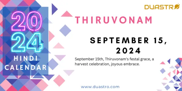 Thiruvonam on September 15, 2024