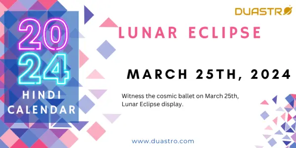 Lunar Eclipse on March 25th, 2024