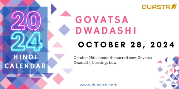 Govatsa Dwadashi on October 28, 2024