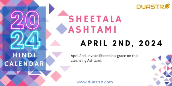 Sheetala Ashtami - April 2nd, 2024