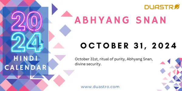 Abhyang Snan on October 31, 2024