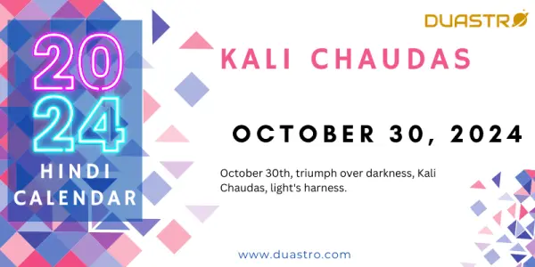 Kali Chaudas on October 30, 2024