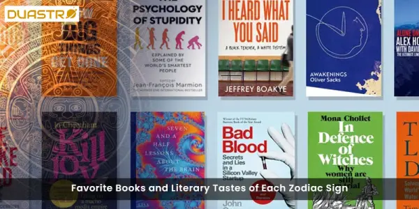 Favorite Books and Literary Tastes of Each Zodiac Sign