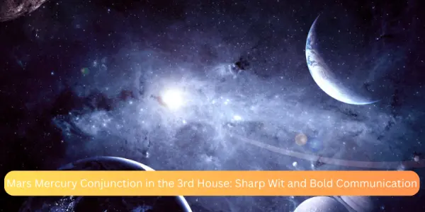 Mars Mercury Conjunction in the 3rd House: Sharp Wit and Bold Communication