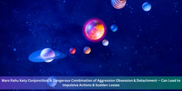 Mars Rahu Ketu Conjunction: A Dangerous Combination of Aggression Obsession & Detachment ï¿½ Can Lead to Impulsive Actions & Sudden Losses