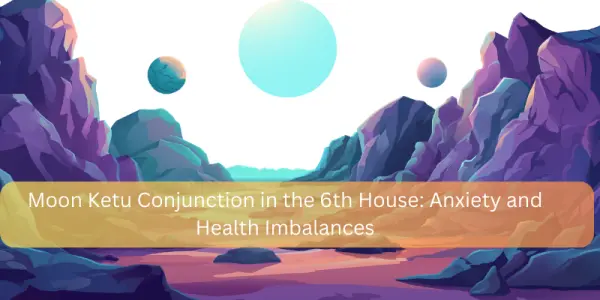 Moon Ketu Conjunction in the 6th House: Anxiety and Health Imbalances