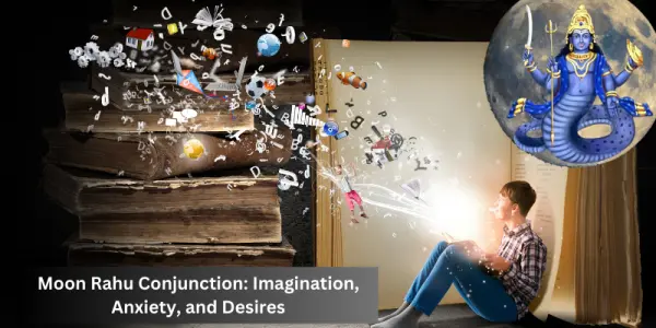 Moon Rahu Conjunction: Imagination Anxiety & Desires