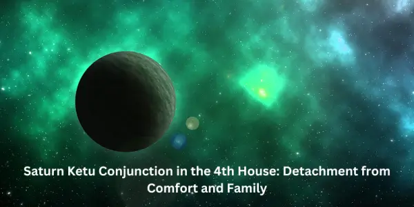Saturn Ketu Conjunction in the 4th House: Detachment from Comfort and Family