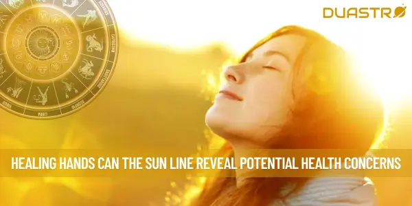 Healing Hands Can the Sun Line Reveal Potential Health Concerns