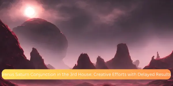 Venus Saturn Conjunction in the 3rd House: Creative Efforts with Delayed Results
