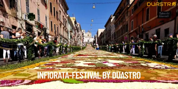 Colorful Flower Festival: Infiorata Celebration