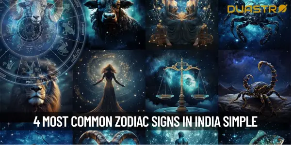 4 most common zodiac sign in india