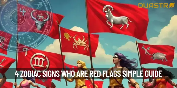 Top 4 Zodiac Signs Who Are Red Flags