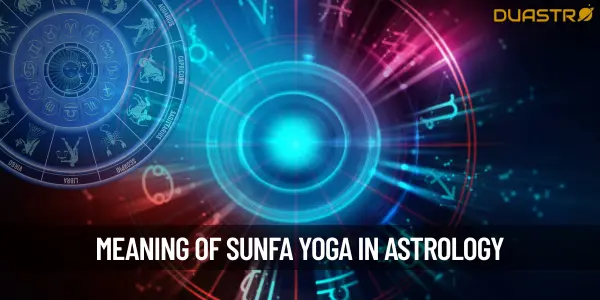 What does Sunfa yoga mean in astrology