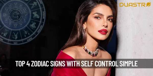 Top 4 zodiac who has self control