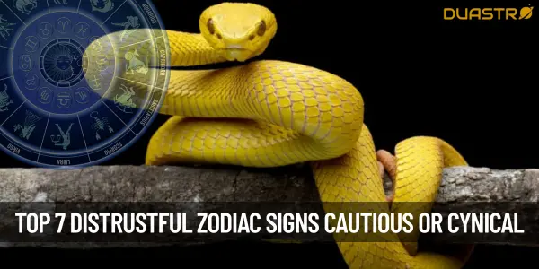 “Top 7 Distrustful Zodiac Signs Cautious or Cynical”